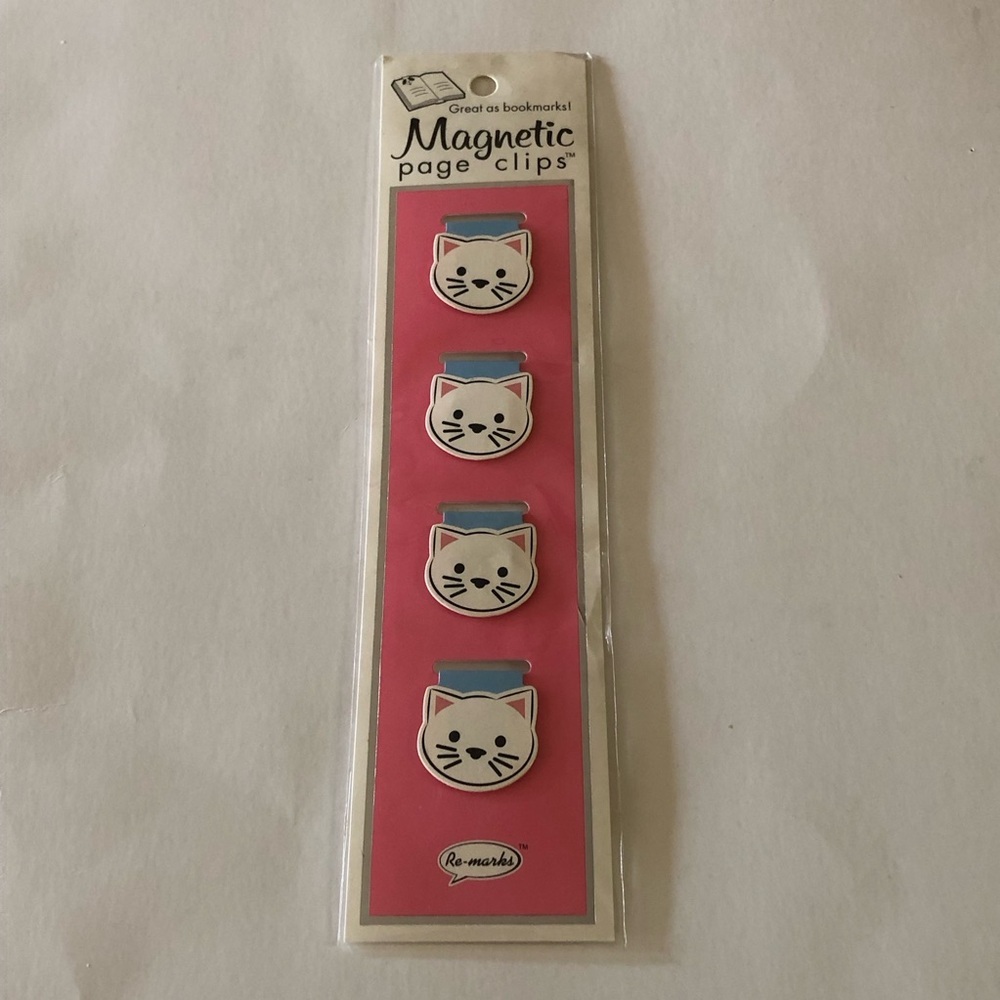 Re-marks Cat Magnetic Page Clips